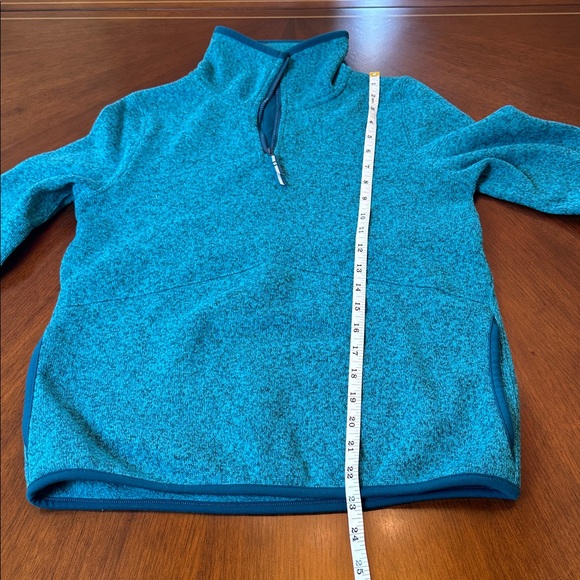 Lululemon Teal Half-Zip Pullover | Kids Large | Fits Petite Women Size XS - Picture 4 of 11